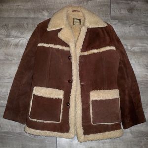 Vtg Mountain Sherpa Marlboro Man Jacket Men's 38